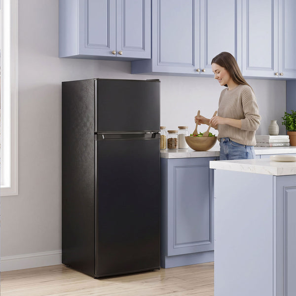 7.7 cu. ft. Refrigerator with Freezer, Black