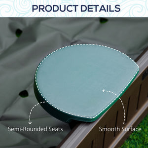 Sandpit with waterproof Oxford fabric cover, brown