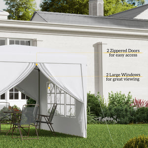 10 x 10 folding tent with carrying bag 