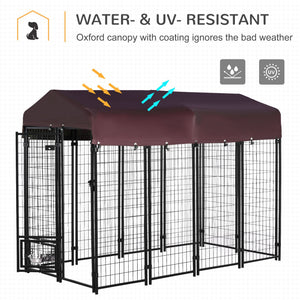 Lockable welded steel outdoor enclosure