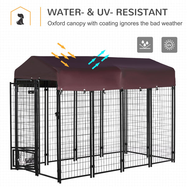 Lockable welded steel outdoor enclosure