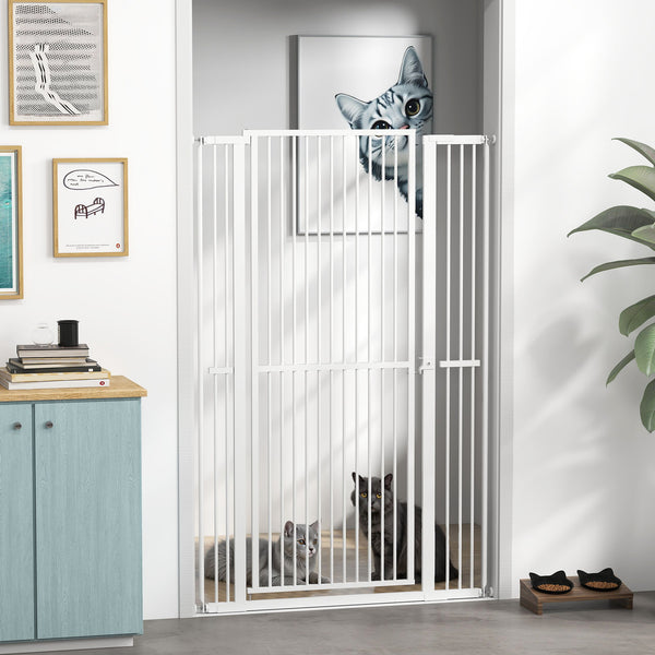 Extra Tall Pet Gate, White