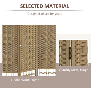 3-Panel Folding Screen, Natural Color