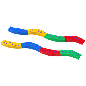 8-piece balance beams for children with non-slip pads