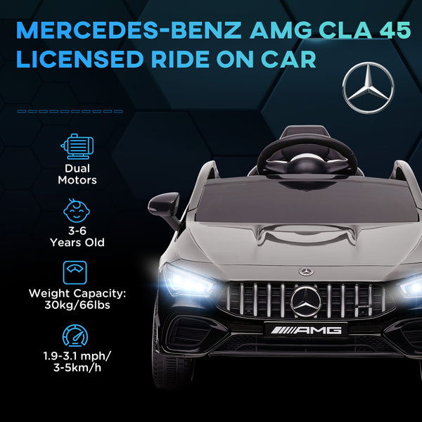 Mercedes-Benz AMG 12V Licensed with Remote Control, Black