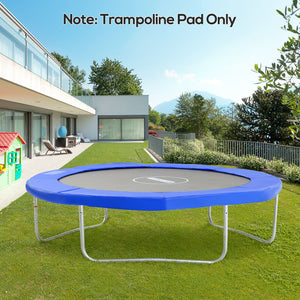 Coussin de rechange pour trampoline 8 pieds, bleu