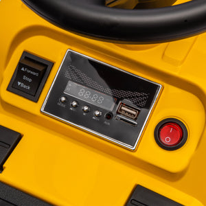 6V 3-in-1 Electric Ride-On Tractor, for 18-48 Months - Yellow