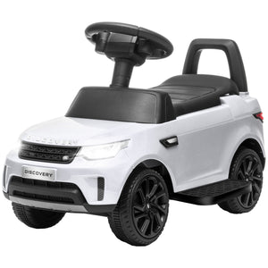 Land Rover 6V Toddler Ride-On with Musical Horn, White
