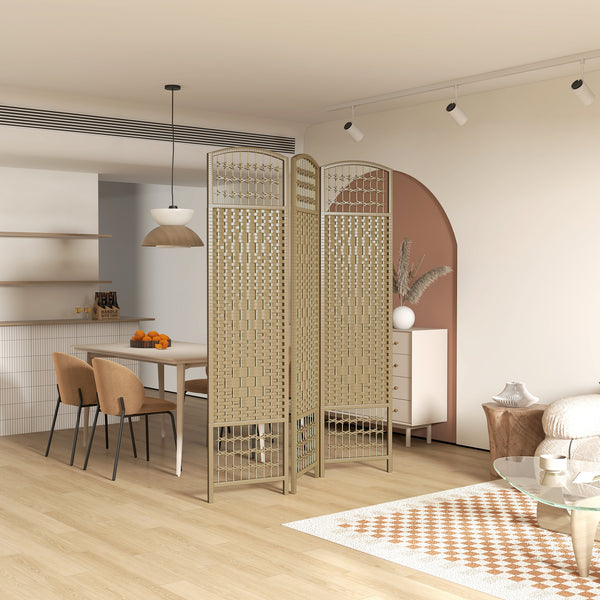 3-Panel Folding Screen, Natural Color