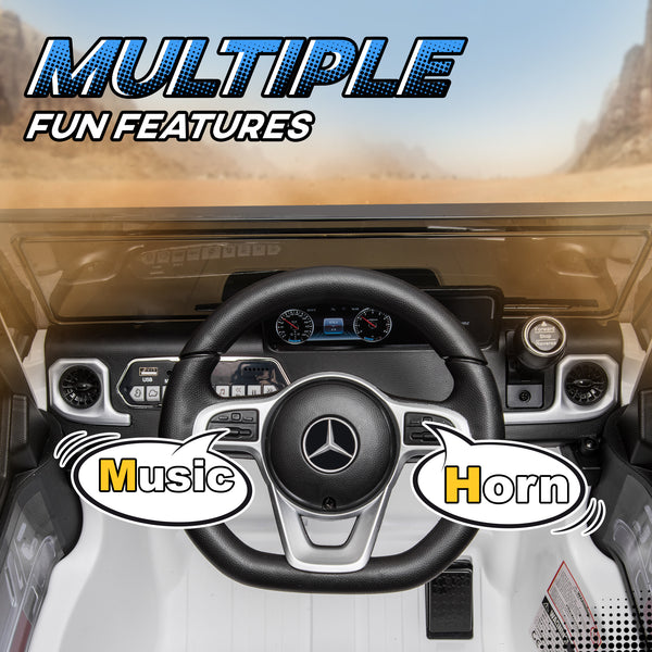 Mercedes Benz G500 12V with remote control, white