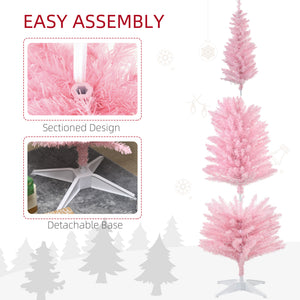 6ft Pre-Lit Pink Artificial Christmas Tree