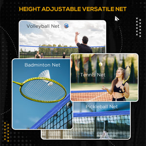 14-foot badminton net with carrying bag