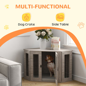 41-inch crate furniture with cushion, gray