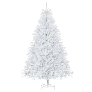 7ft White Artificial Christmas Tree with Foldable Stands
