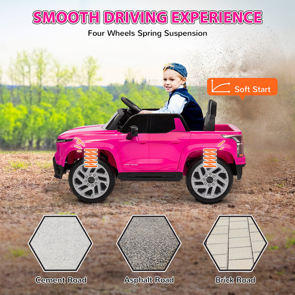 Licensed Chevrolet Silverado RST 12V with Remote Control, Pink