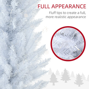 7ft Pre-Lit White Artificial Christmas Tree