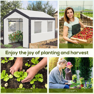 Sturdy garden greenhouse for vegetable seedlings