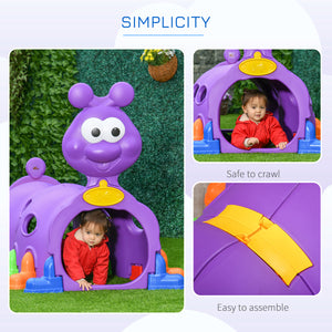 Lion Tunnel for children aged 3 to 6, purple