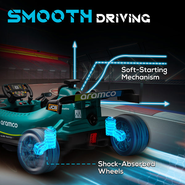 Aston Martin 12V Electric Kart, Green