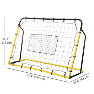 Rebound goal with 5 adjustable angles