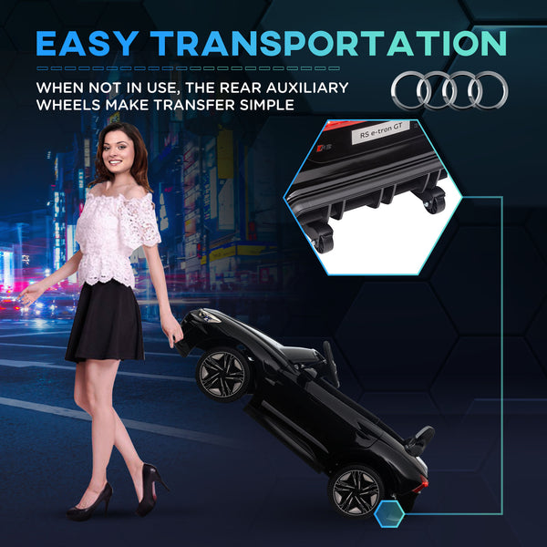 Audi RS 12 V with suspension, black