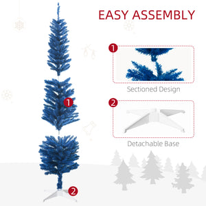 6ft Dark Blue Artificial Christmas Tree