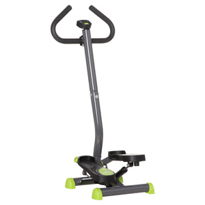 Twist Stepper with Adjustable Resistance and LCD Display - Grey and Green