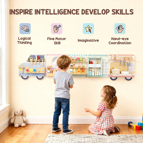 5-activity sensory wall chart