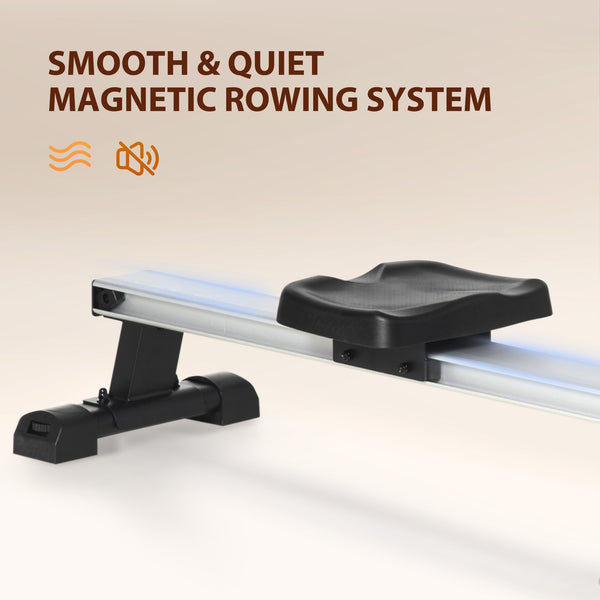 Adjustable Resistance Magnetic Rower with Digital LCD Display