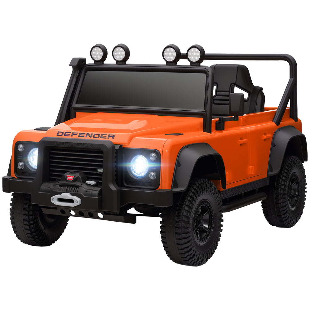 Licensed Land Rover 12V with remote control, orange