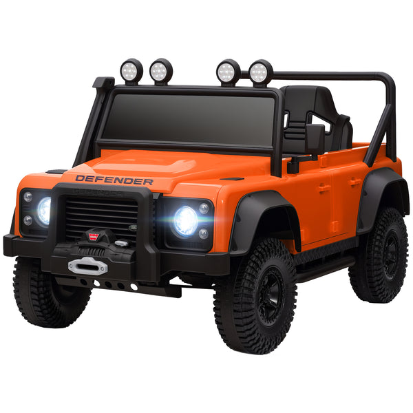 Licensed Land Rover 12V with remote control, orange