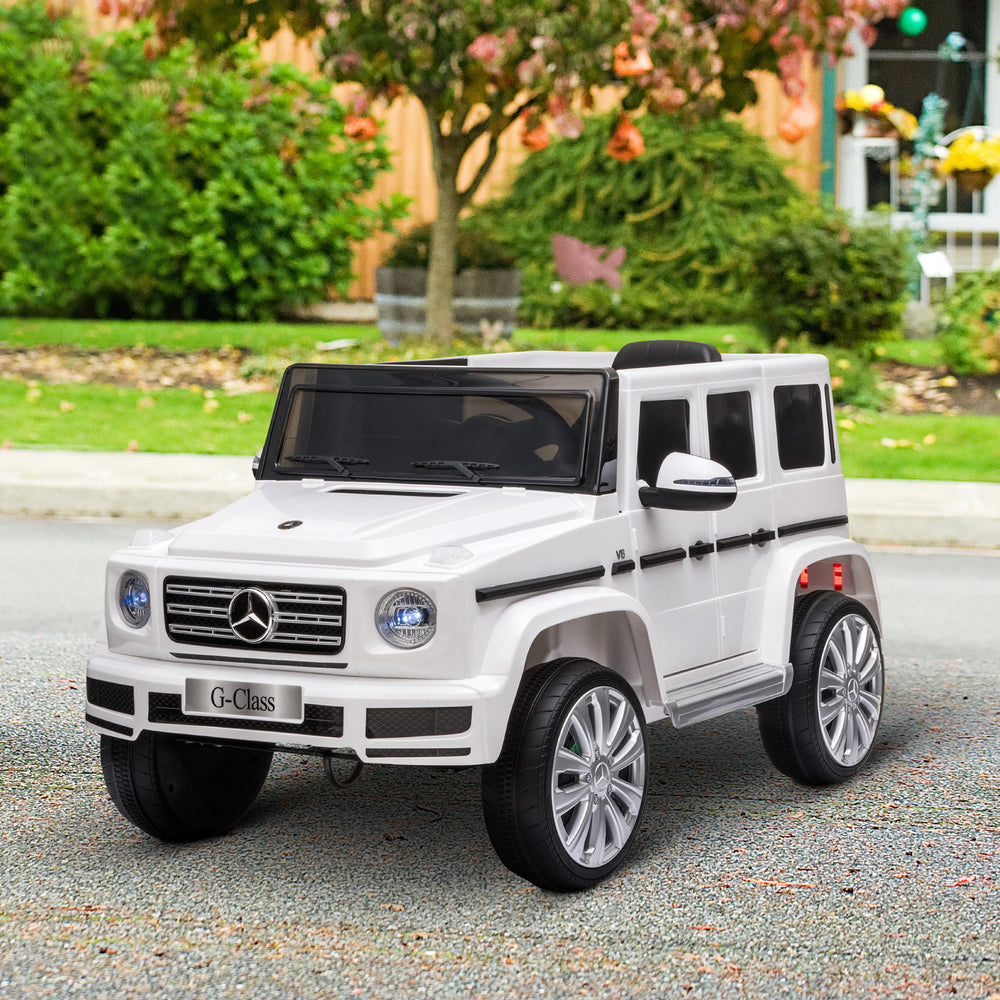 Mercedes Benz G500 12V with remote control, white