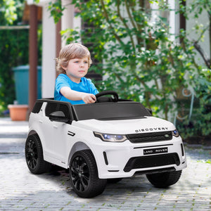 Land Rover Discovery Sport 12V Licensed with Remote Control, White