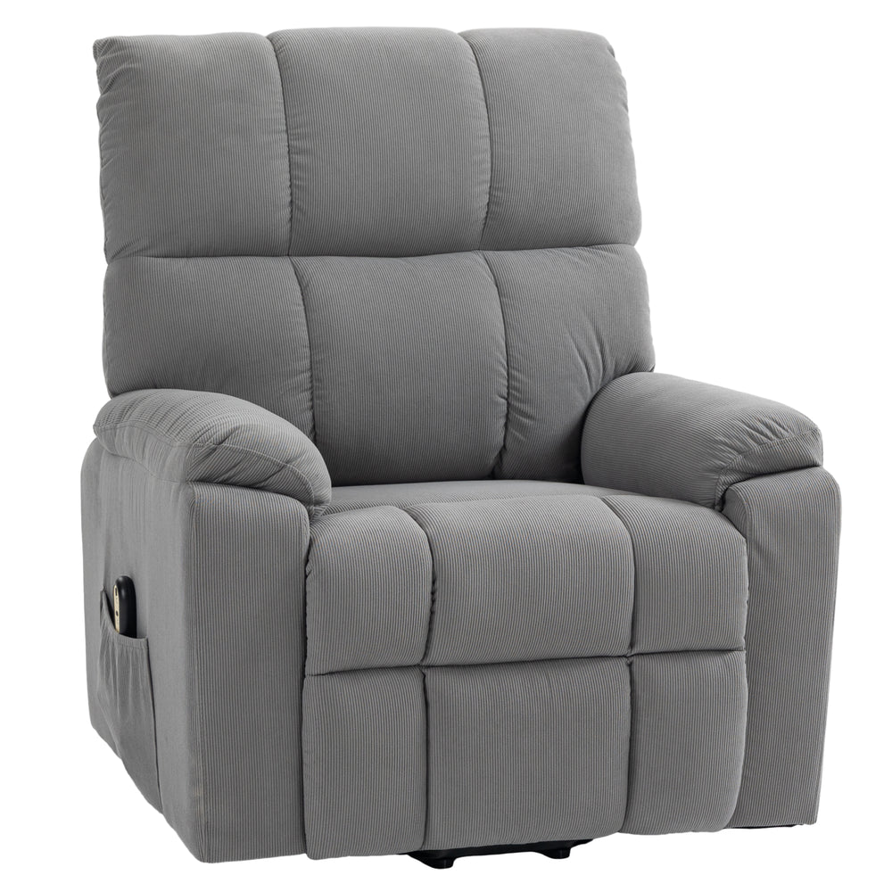 Microfiber Senior Lift Chair with Remote Control, Grey