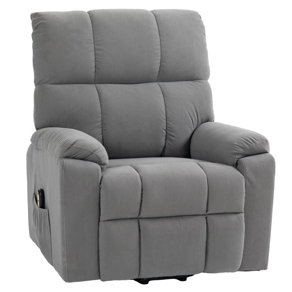 Microfiber Senior Lift Chair with Remote Control, Grey