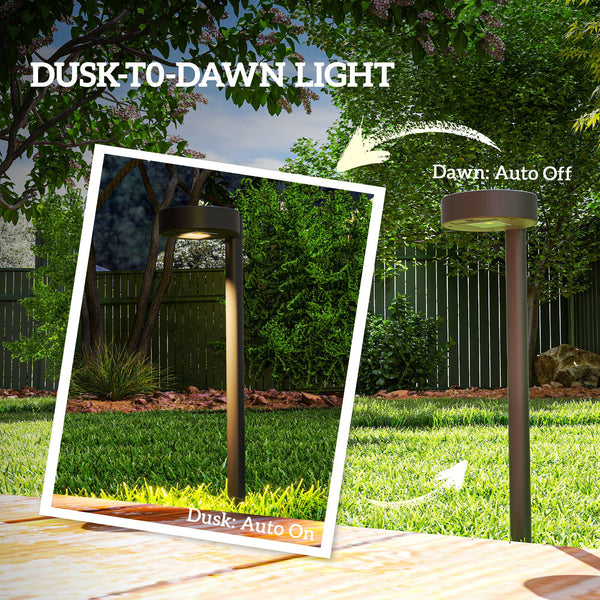 Set of 8 solar garden lights