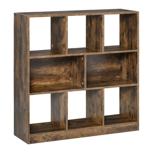 3-Tier Storage Shelf, Rustic Brown
