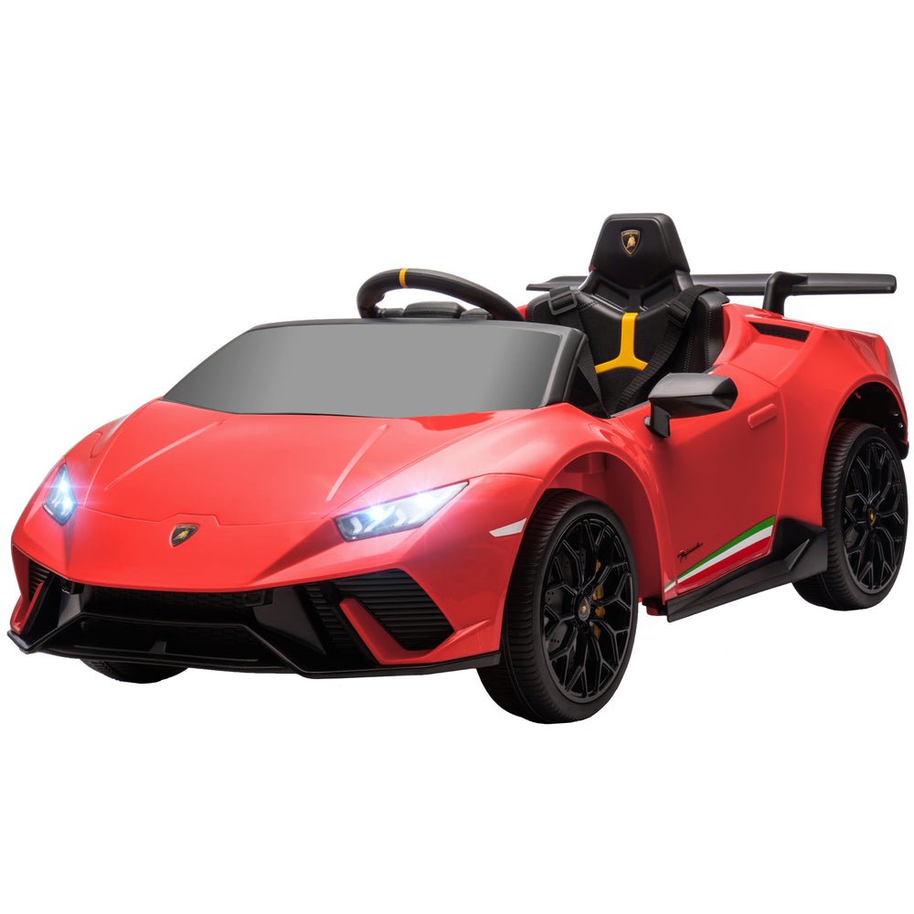Licensed Lamborghini Huracan 12V with remote control, red