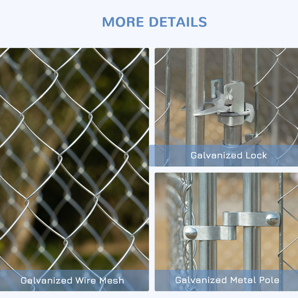 Galvanized Steel Frame Dog Park