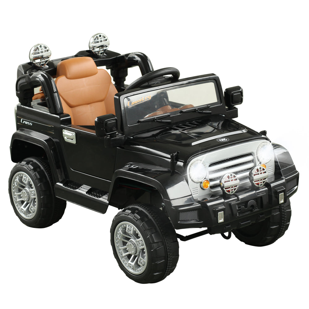Jeep Power Wheels 12V with Remote Control, Black