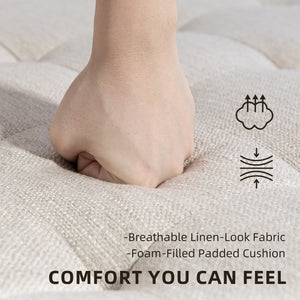 81cm Square Coffee Table with Storage, Beige