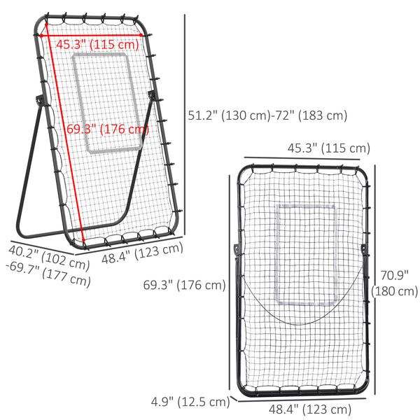 Rebound net, black