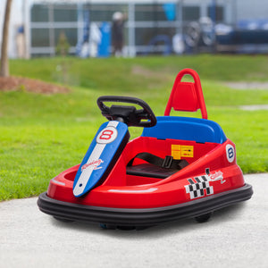 6V Bumper Car, Red