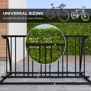 Rack for 6 bicycles