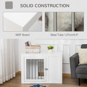 Cage with two lockable doors, white