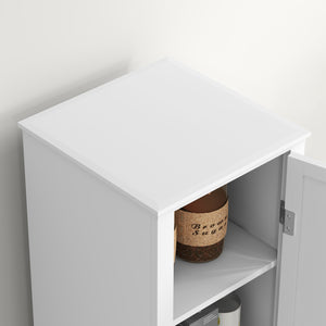 Storage unit with 4 shelves, white