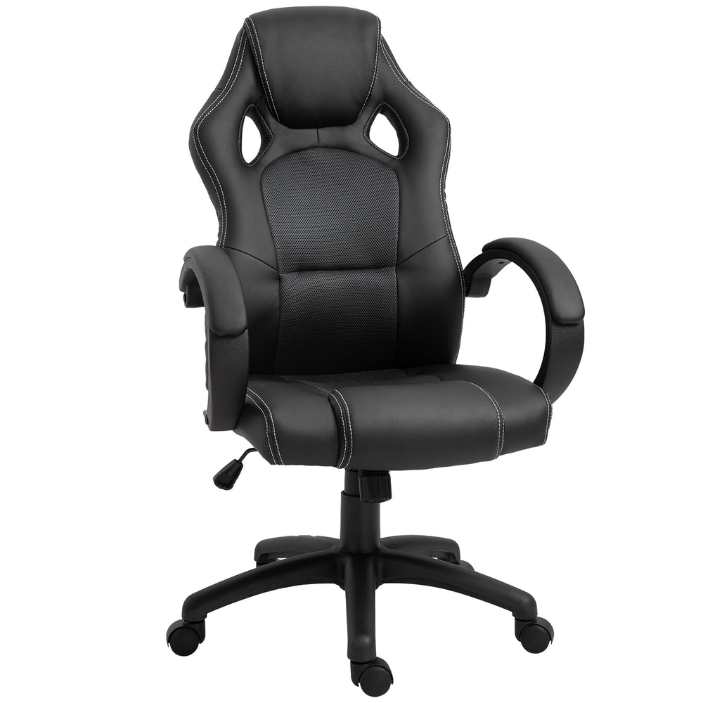Gaming office chair with swivel casters