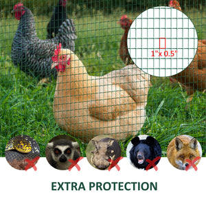 Chicken wire, dark green