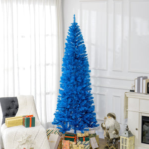 7ft Blue Artificial Christmas Tree