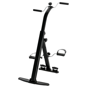 Foldable Leg Exercise Bike with LCD Display for Seniors